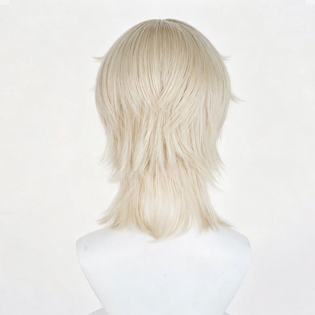 IdentityV   Gravekeeper Andrew   Short   Golden Hair   Basic   Wig