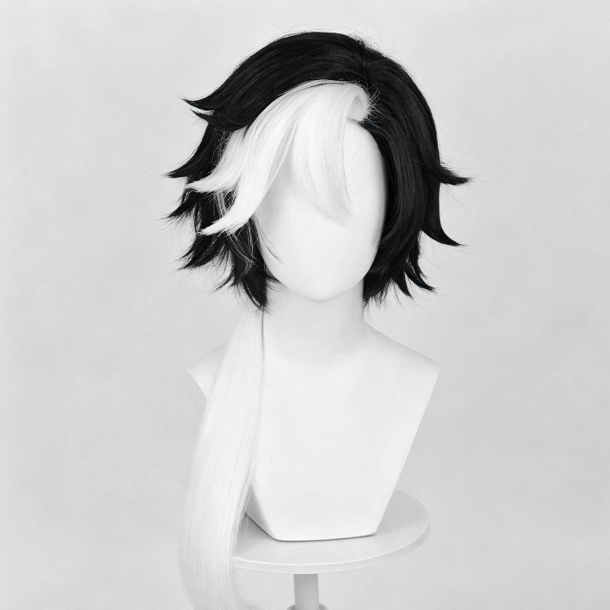 IdentityV Photographer   Joseph Desaulniers(D.M.) Black White/Silver   Hair   Basic Wig