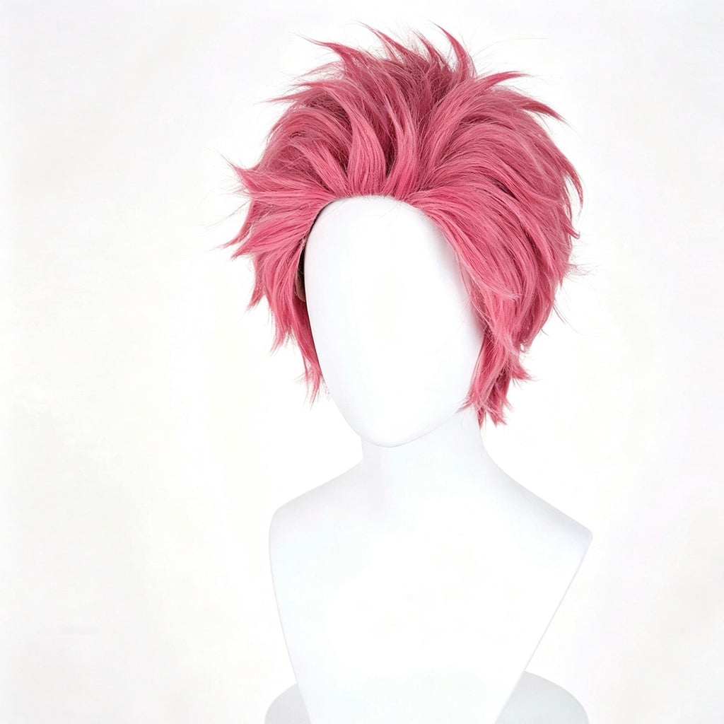 Demon   Slayer   Akaza Short   Pink   Hair   Basic Wig