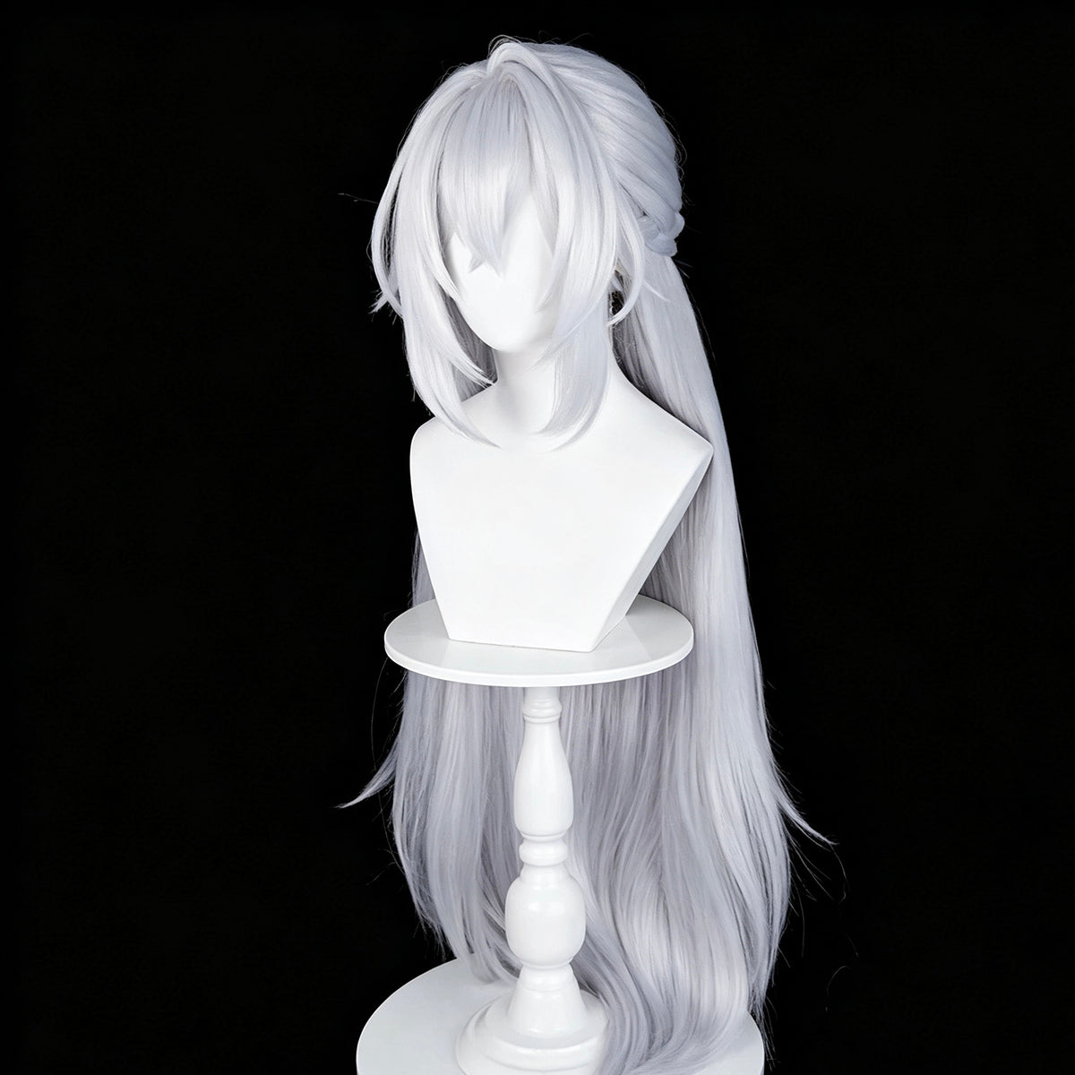 Zenless   Zone   Zero Severian   Pure   White Layered   Curly   Braid Basic   Wig