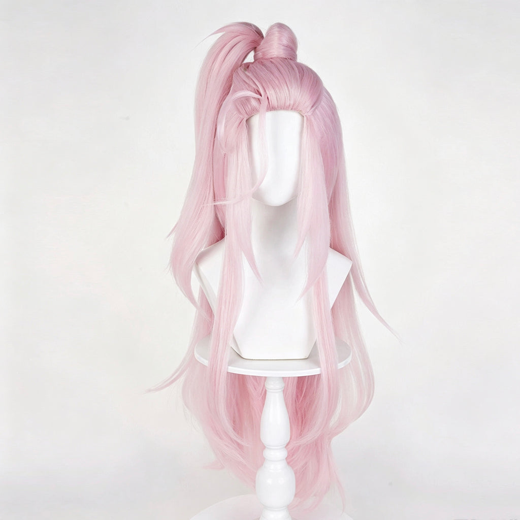 Genshin   Impact   Aino Long   Pink   Hair   Basic Wig