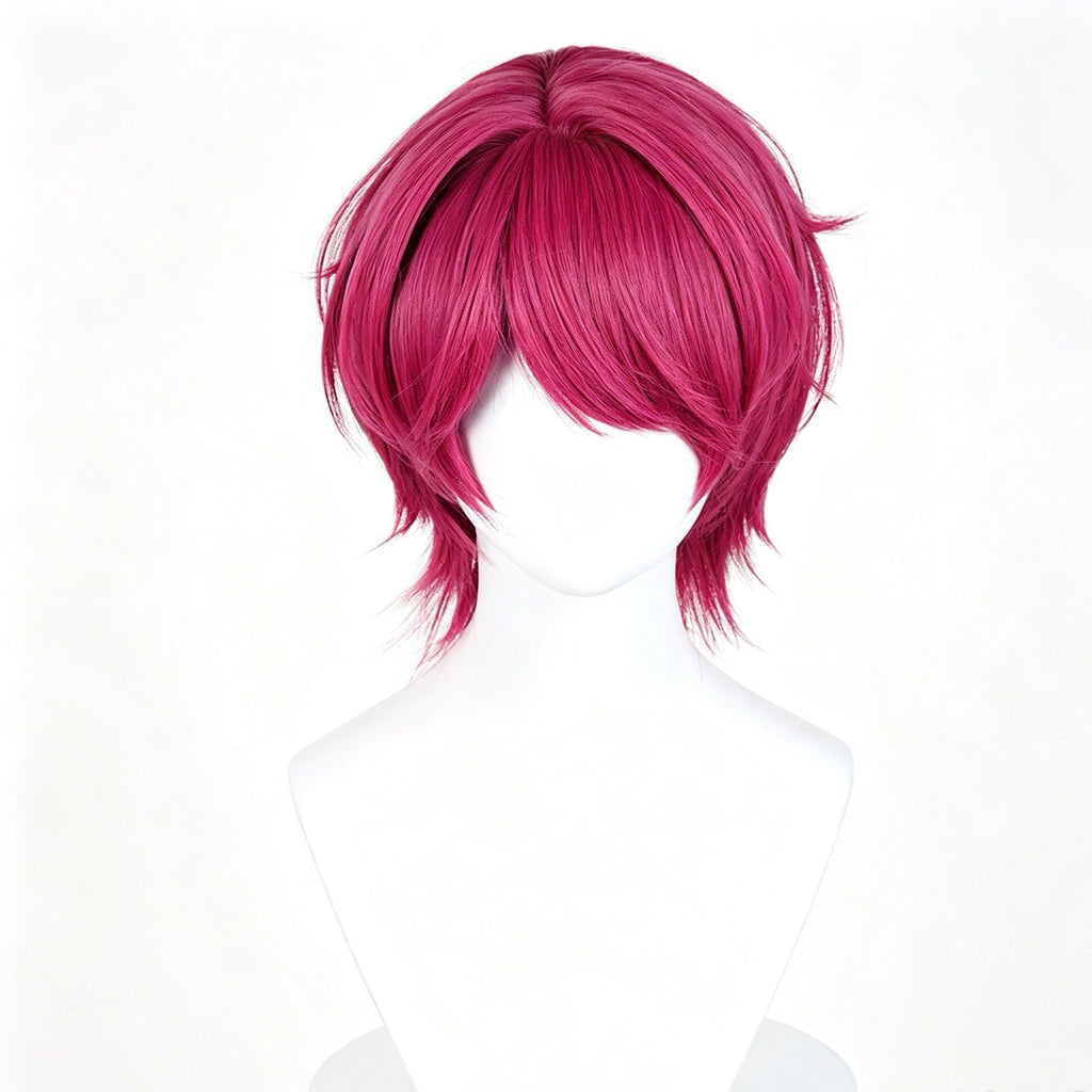 Arknights   Exusiai Midnight   Delivery Short   Red   Hair   Basic Wig