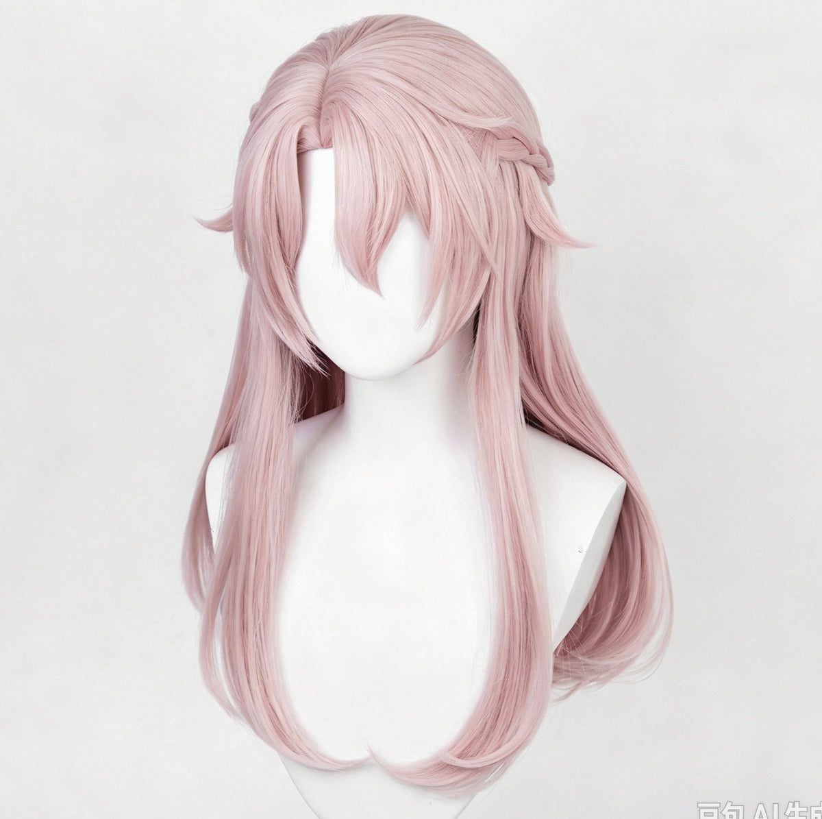 Honkai:   Star   Rail   Jiao qiu   Long   Pink   Hair Basic   Wig