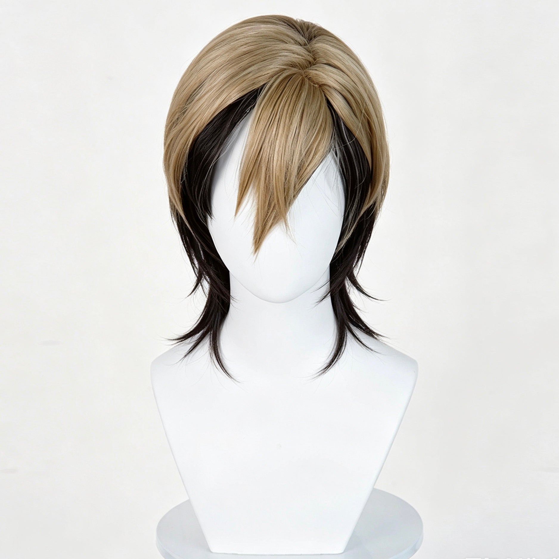 Gachiakuta   Zanka Nijiku   Short   Black Ash-Blonde   Hair   Basic Wig