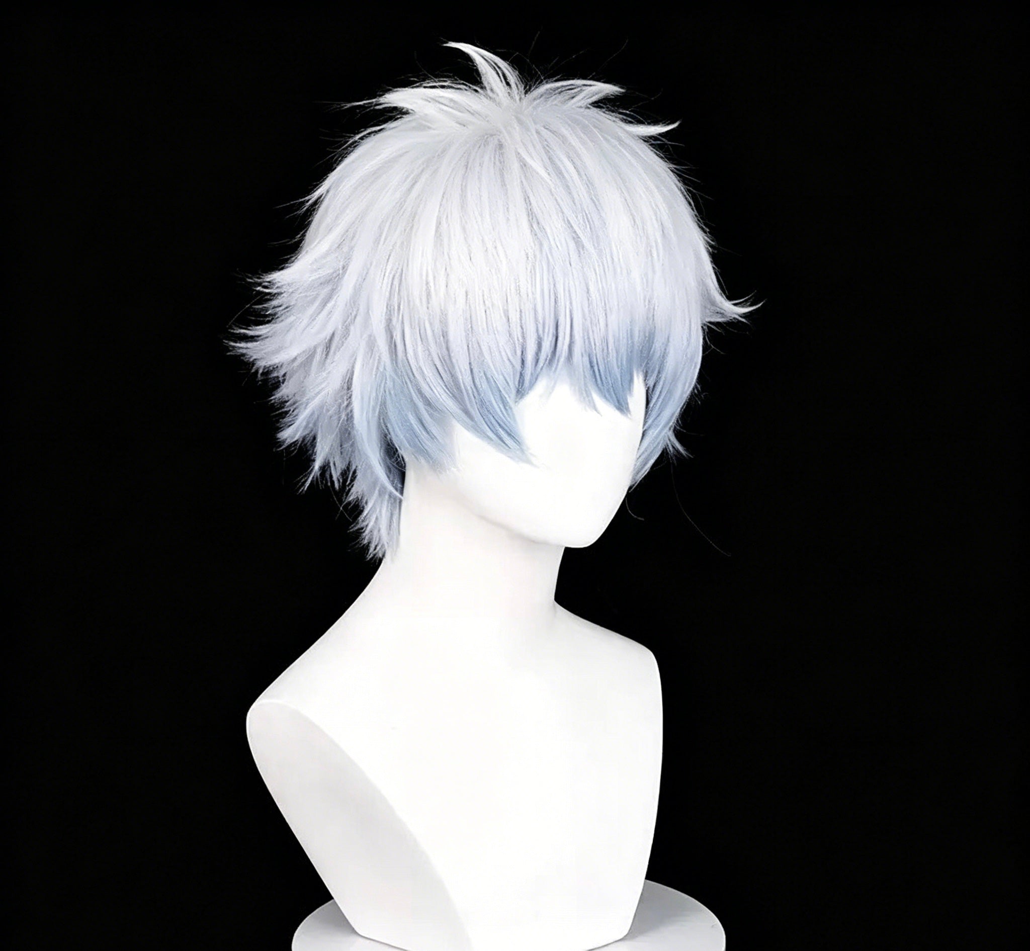 Gintama   Gintoki Sakata   Short   Silver Hair   Basic   Wig