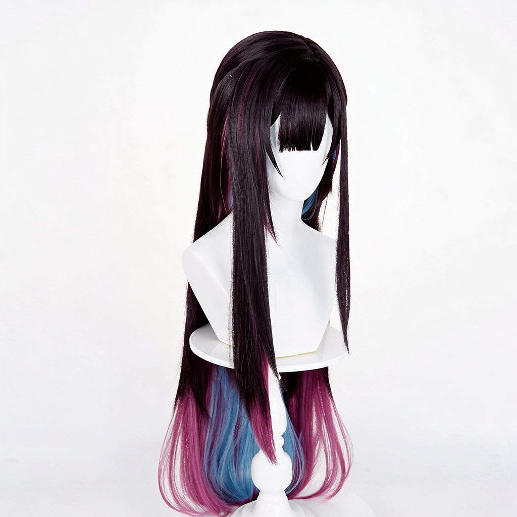 Honkai Star Rail Hertae Cosplay Wig Amphoreus Style Gradient Color Custom Wig