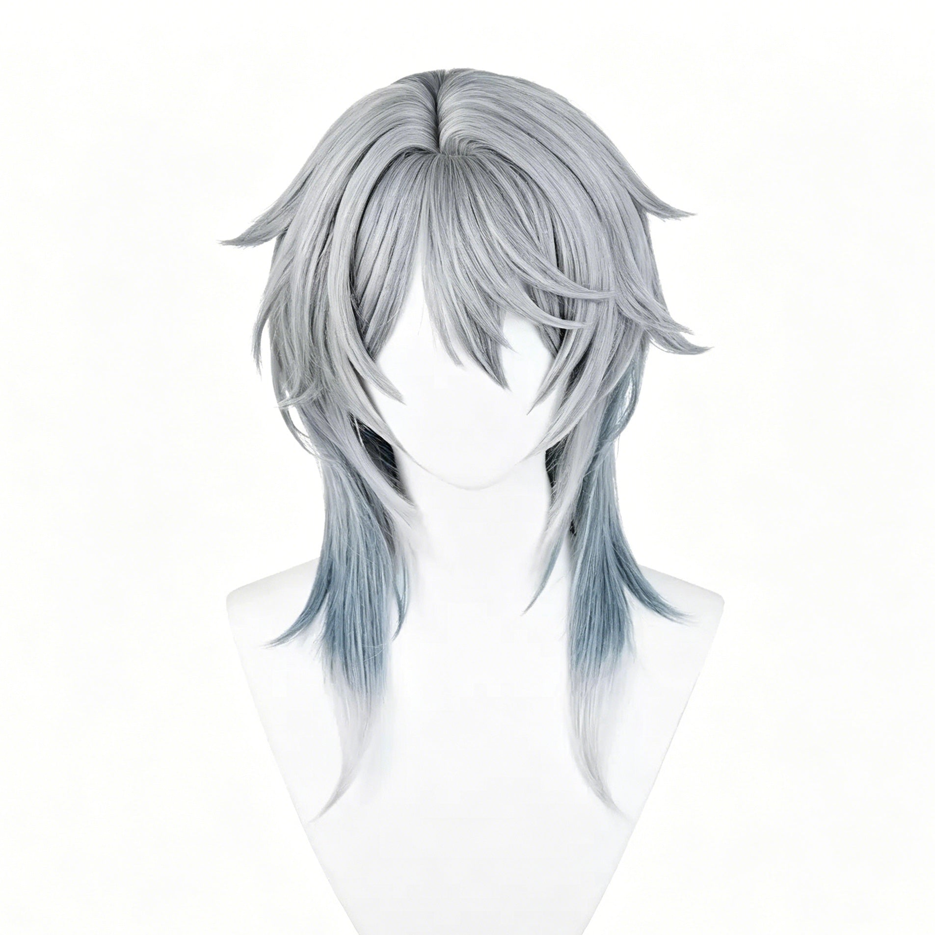 Honkai:   Star   Rail Sunday   Long   Grey   Hair Basic   Wig