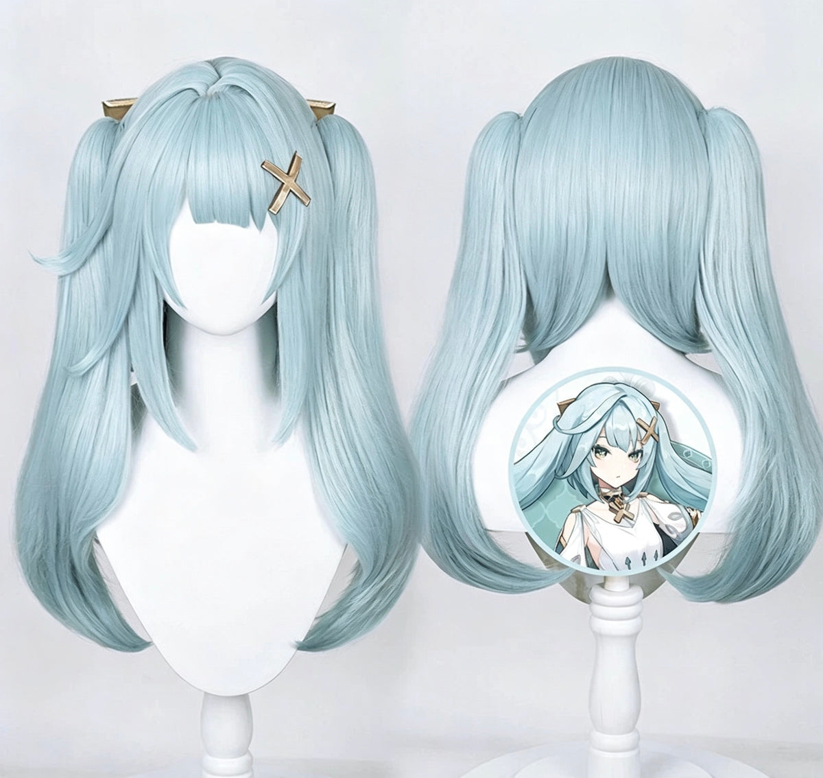 Genshin   Impact Faruzan   Long   Blue   Hair Basic   Wig