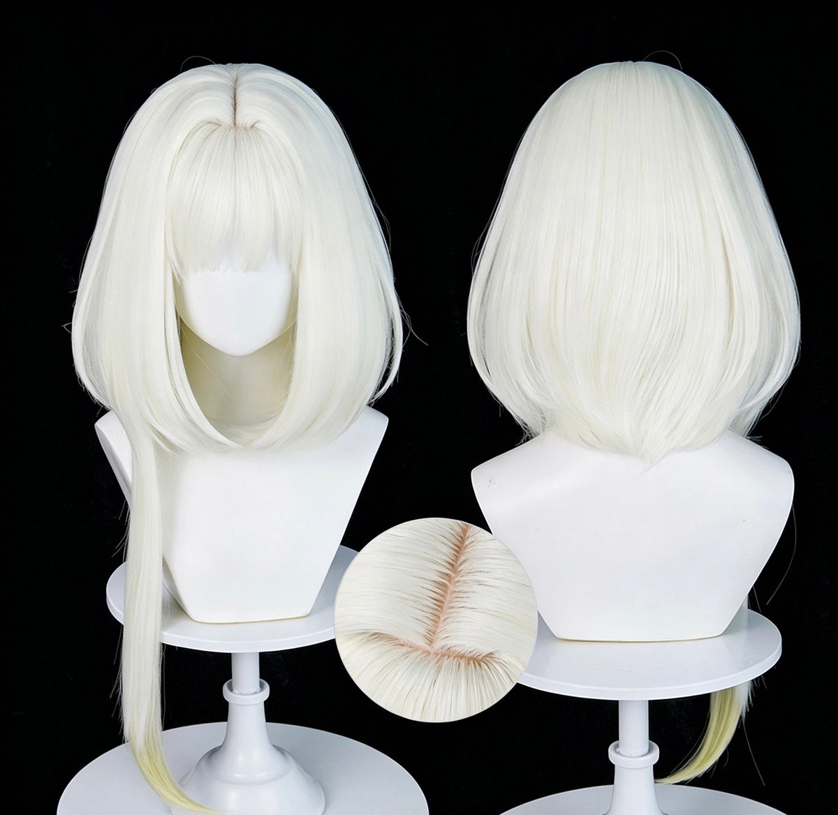 Arknights   Kal'tsit   Long White   Hair   Basic   Wig