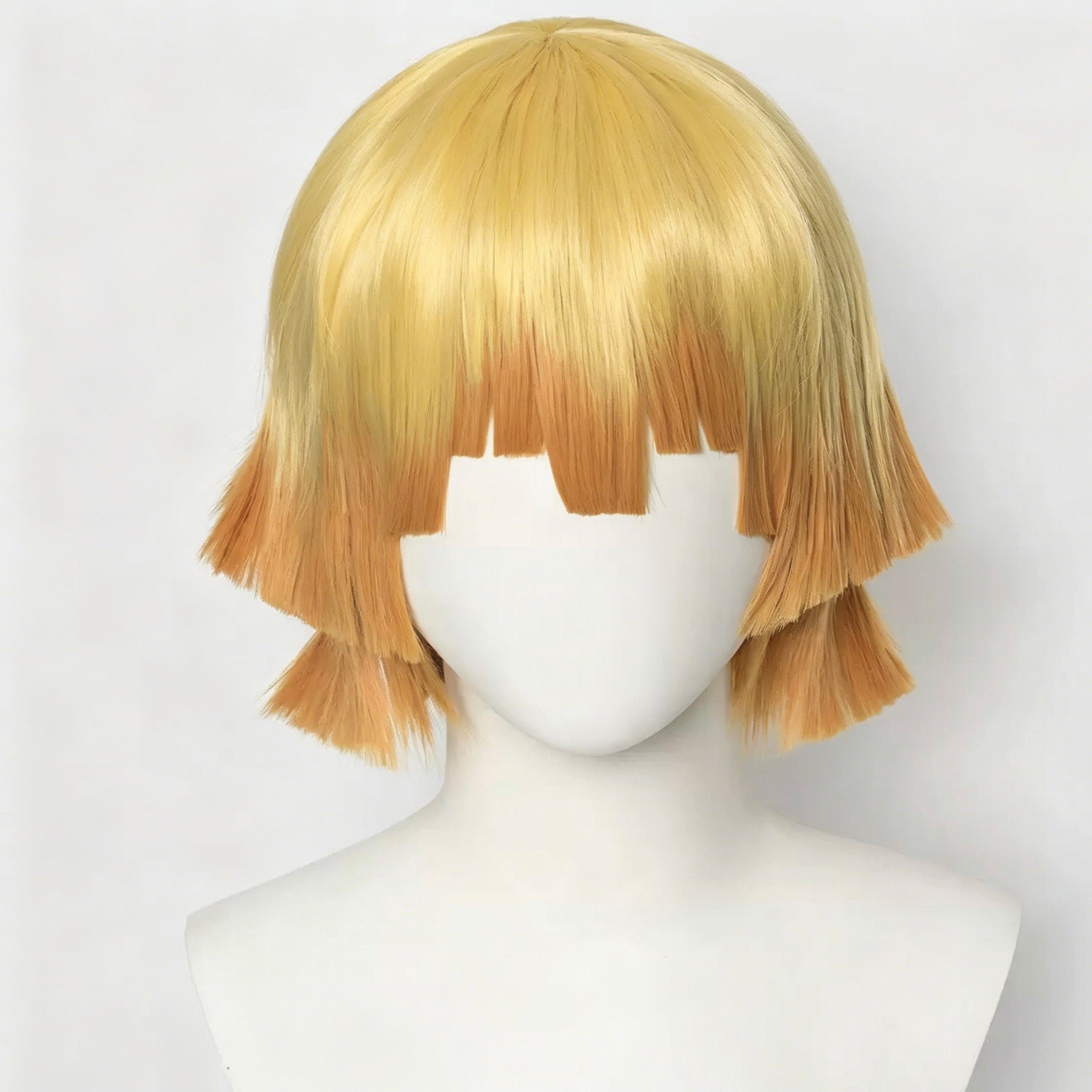 Demon   Slayer Agatsuma   Zenitsu Short   Yellow   Hair   Basic Wig