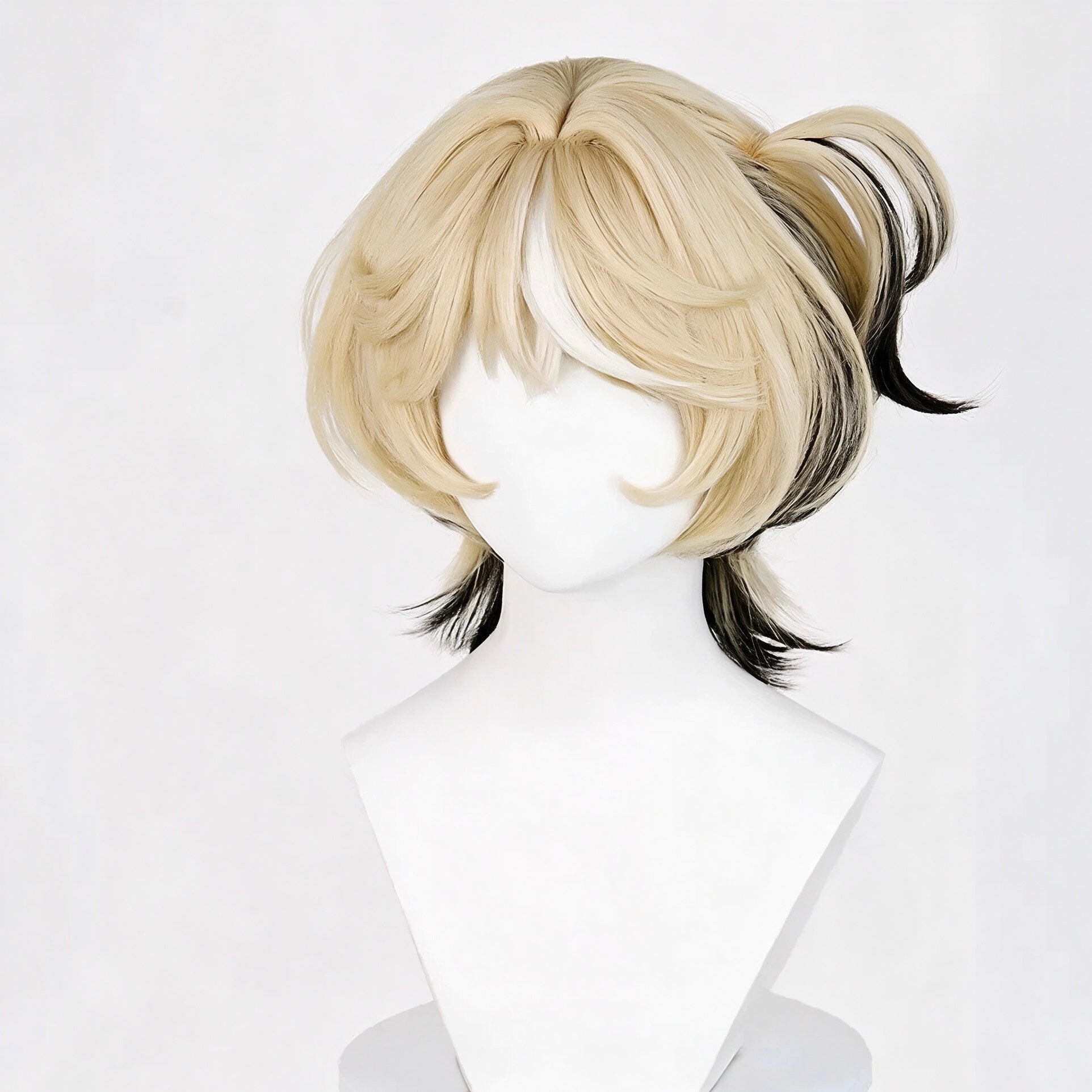 IdentityV   Mechanic Tracy   (Lock   Core) Short   Blonde   Black Hair   Basic   Wig