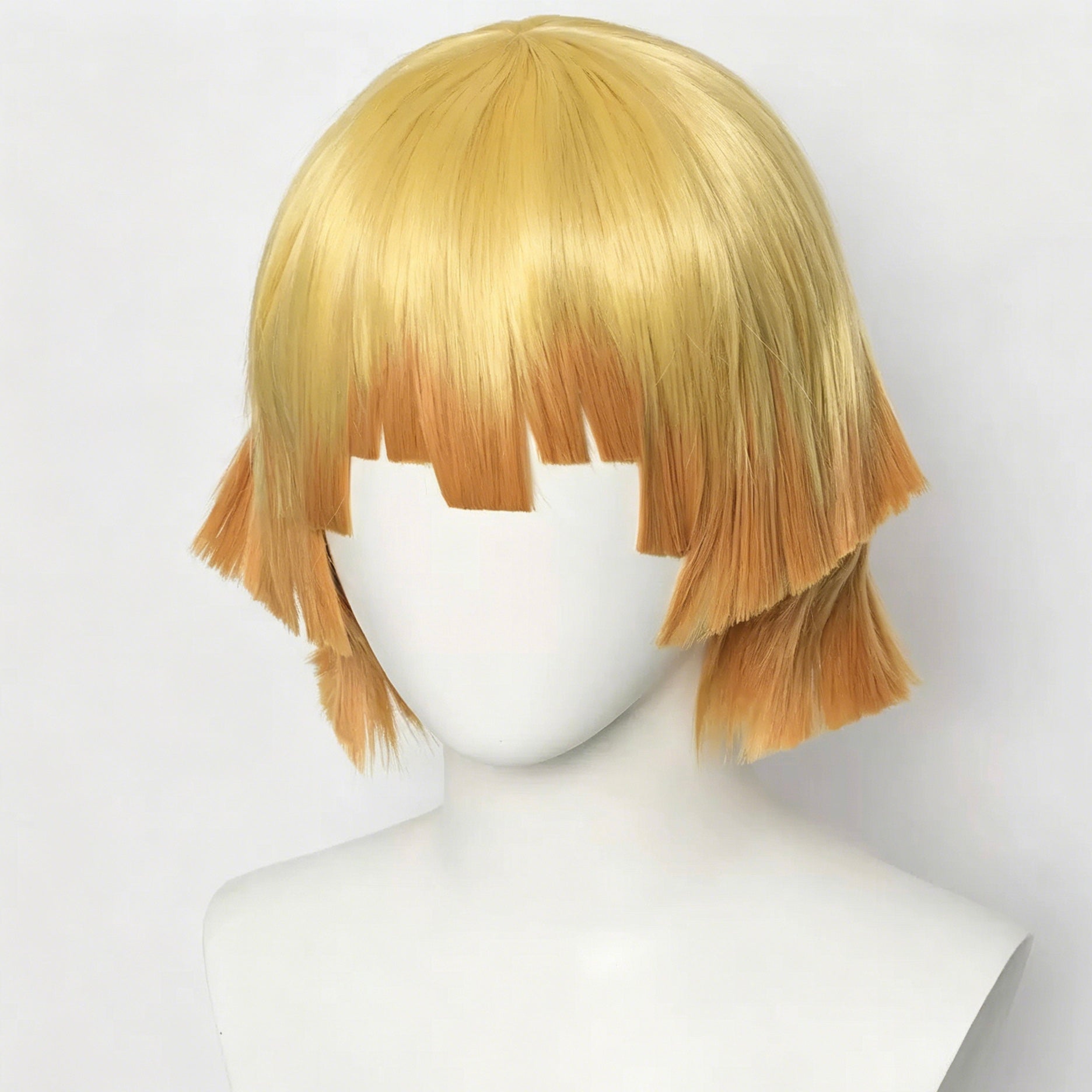 Demon   Slayer Agatsuma   Zenitsu Short   Yellow   Hair   Basic Wig