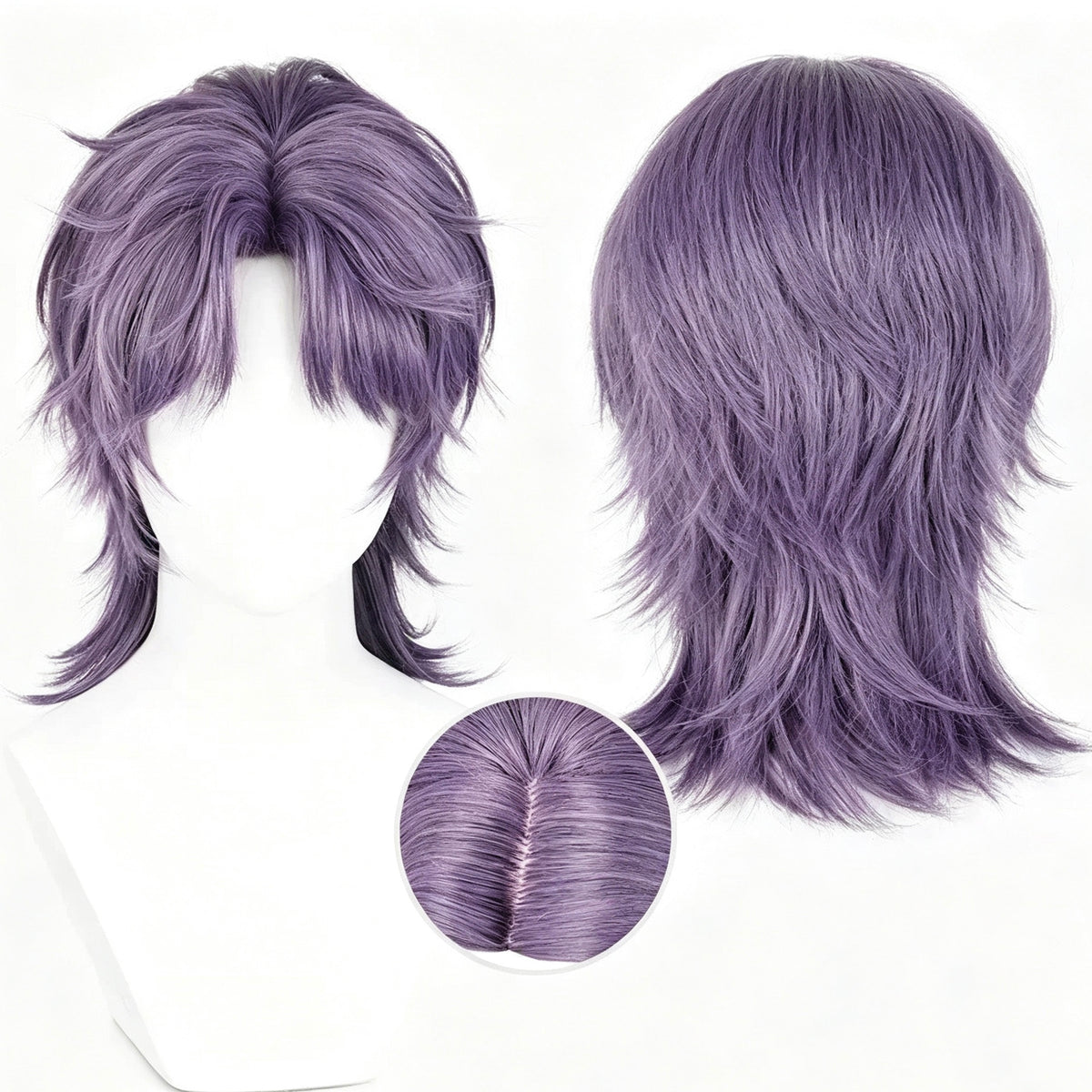 Rafayel Cosplay Wig | Love and Deepspace Character Wig | Styled Ready-to-Wear Cosplay Hair