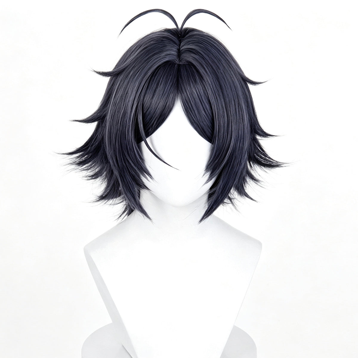 Arknights   Zuo   Le Short   Black   Hair   Basic Wig