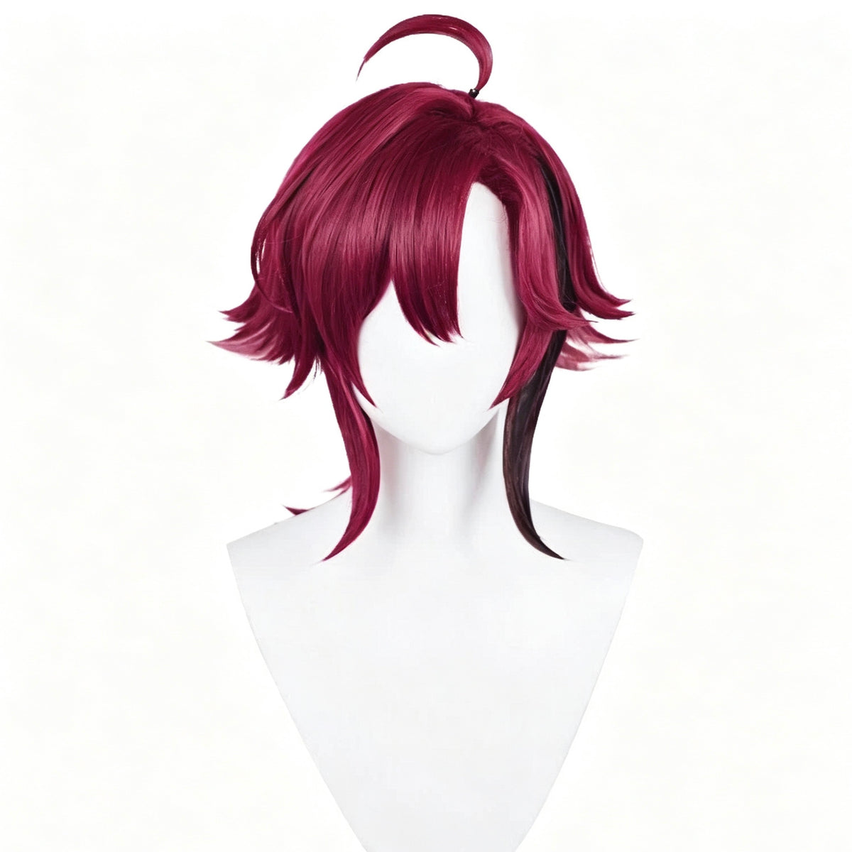 Genshin   Impact Shikanoin   Heizou   Dark Red   Gradient   Highlight Basic   Wig