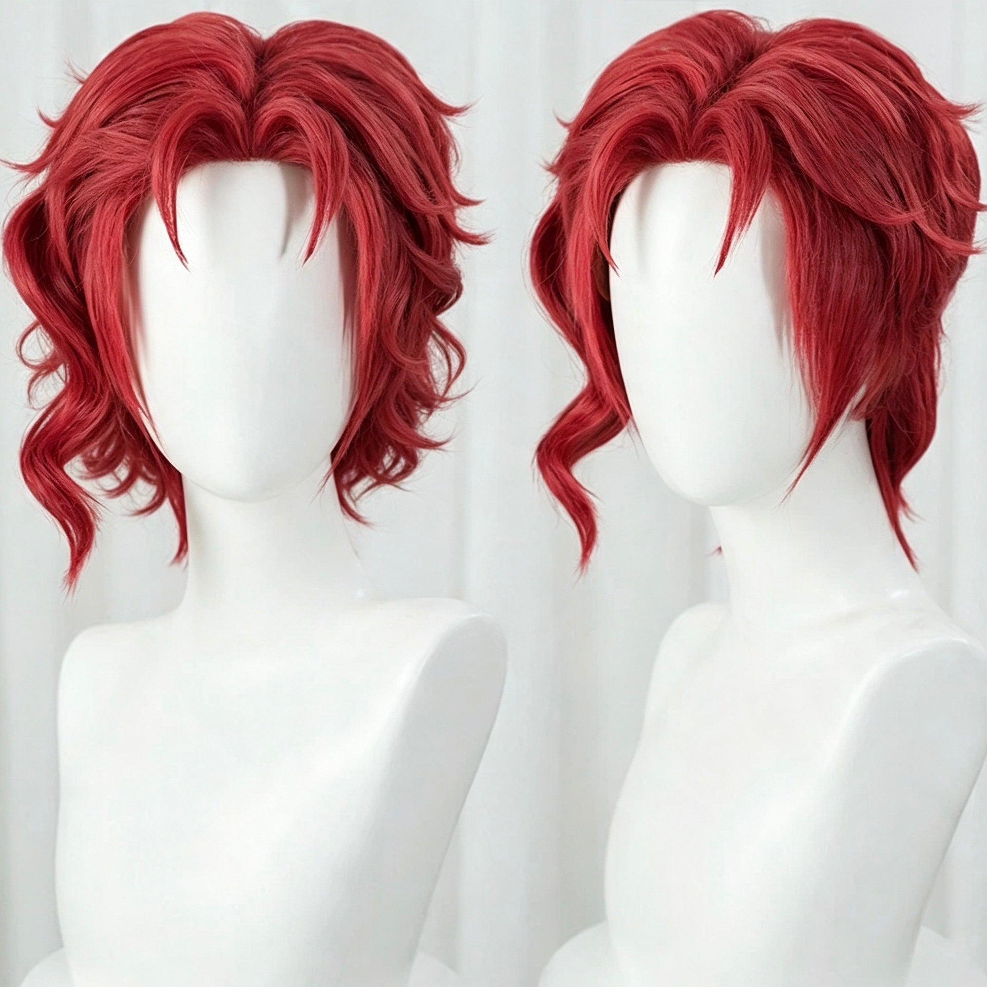 JoJo's   Bizarre   Advent Kakyoin   Noriaki   Short Red   Hair   Basic   Wig