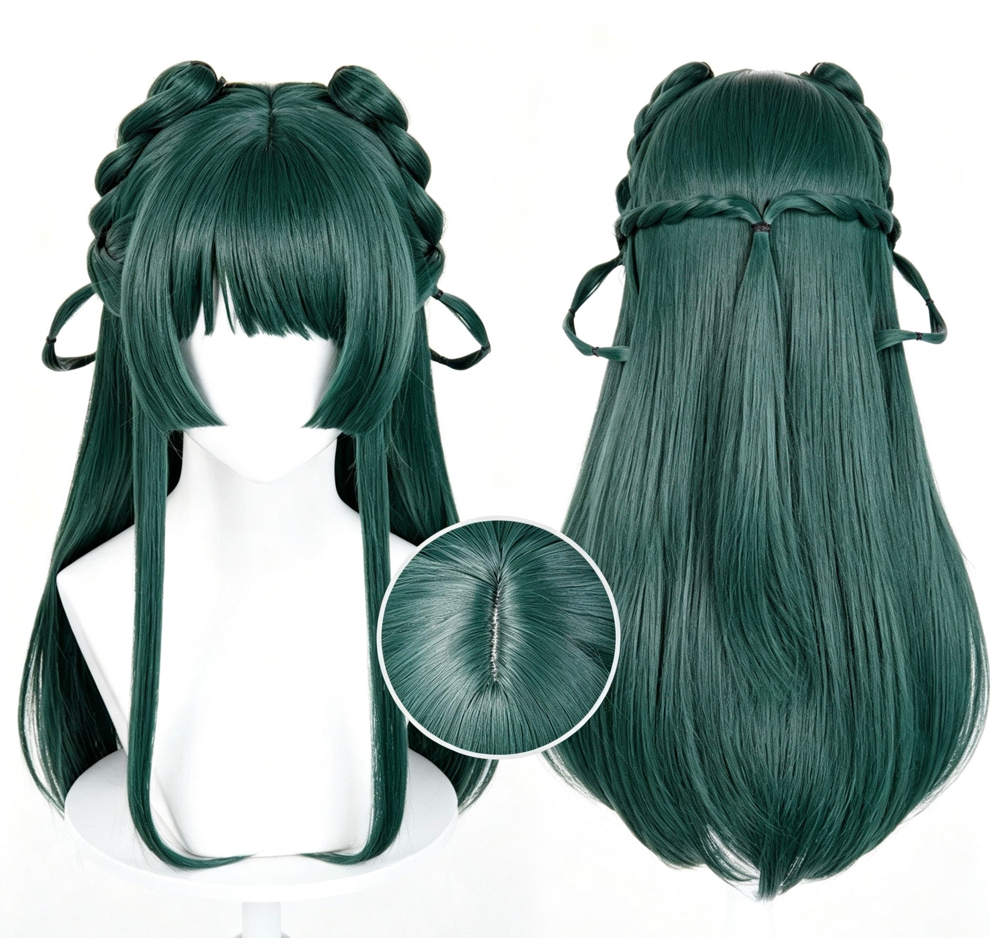 The   Apothecary Diaries   Maomao   Long Green   Hair   Basic   Wig