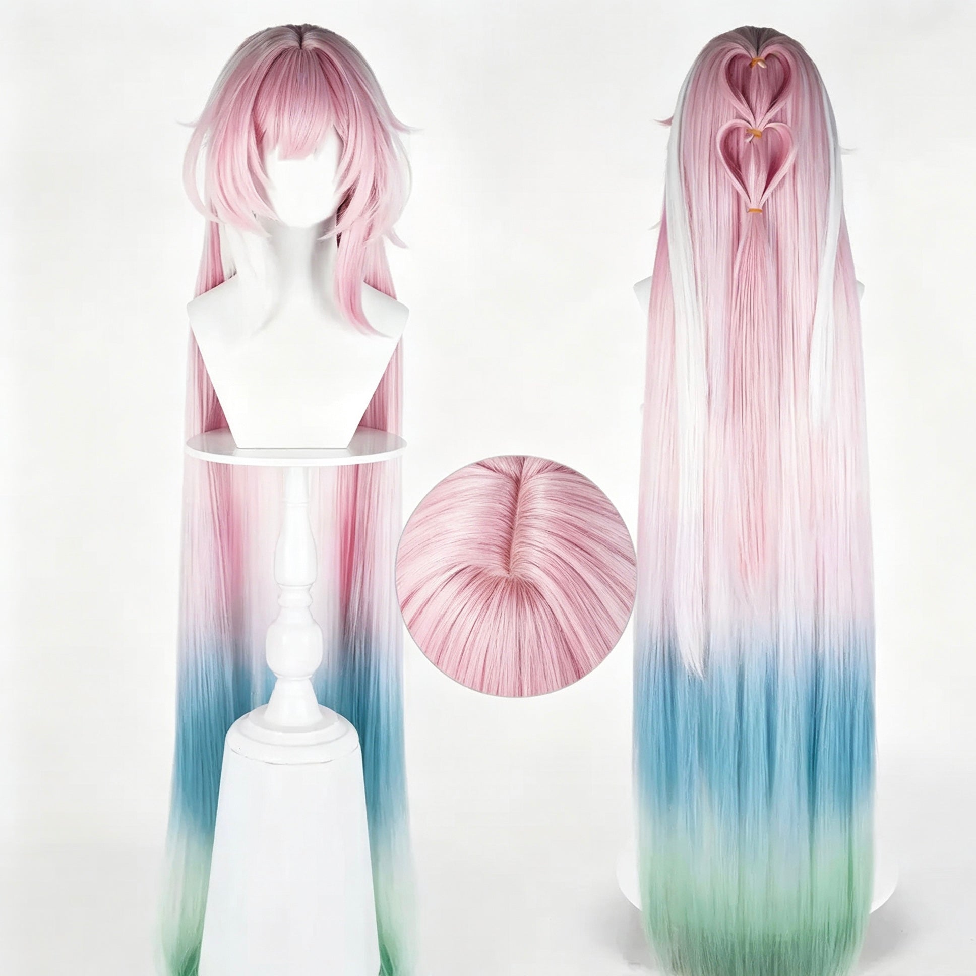 Honkai:   Star   Rail Cyrene   Long/Short Mix   Hair   Basic   Wig