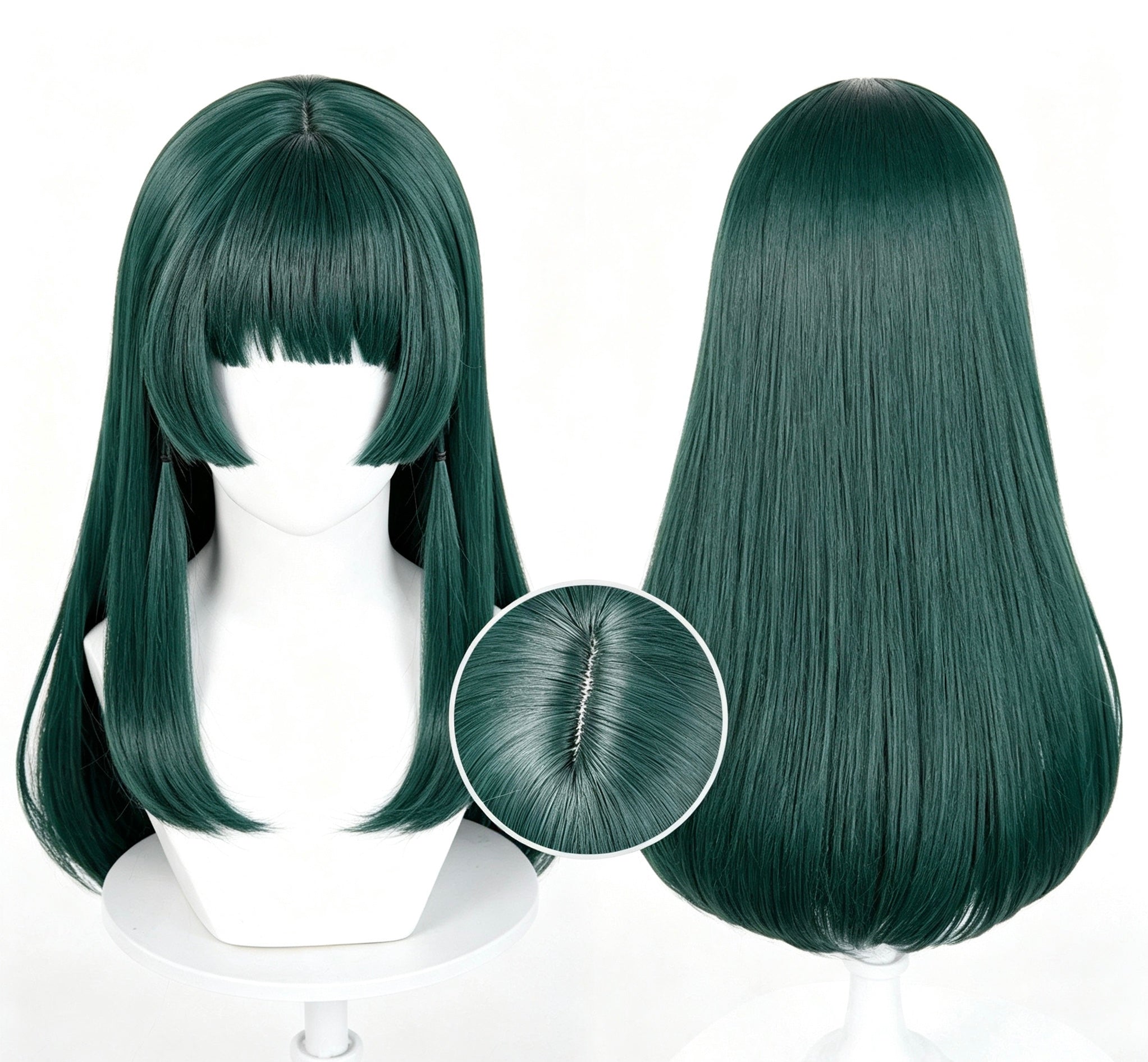 The   Apothecary Diaries   Maomao   Long Green   Hair   Basic   Wig