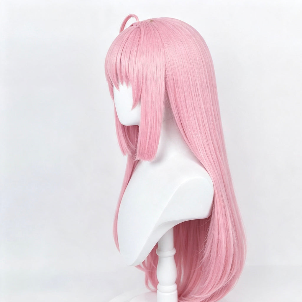 Bocchi   The   Rock   Gotō Hitori   Long   Pink   Hair Basic   Wig