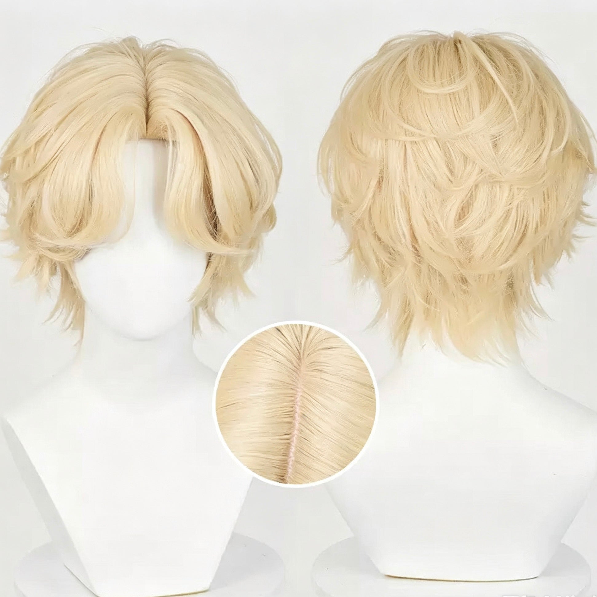 Alien   Stage   Luka   Short Golden   Hair   Basic   Wig