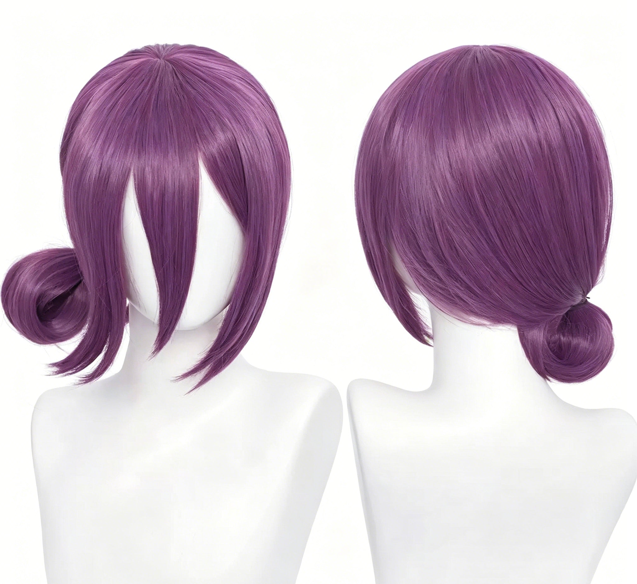 Chainsaw   Man   Reze Short   Purple   Hair   Basic Wig $45.99