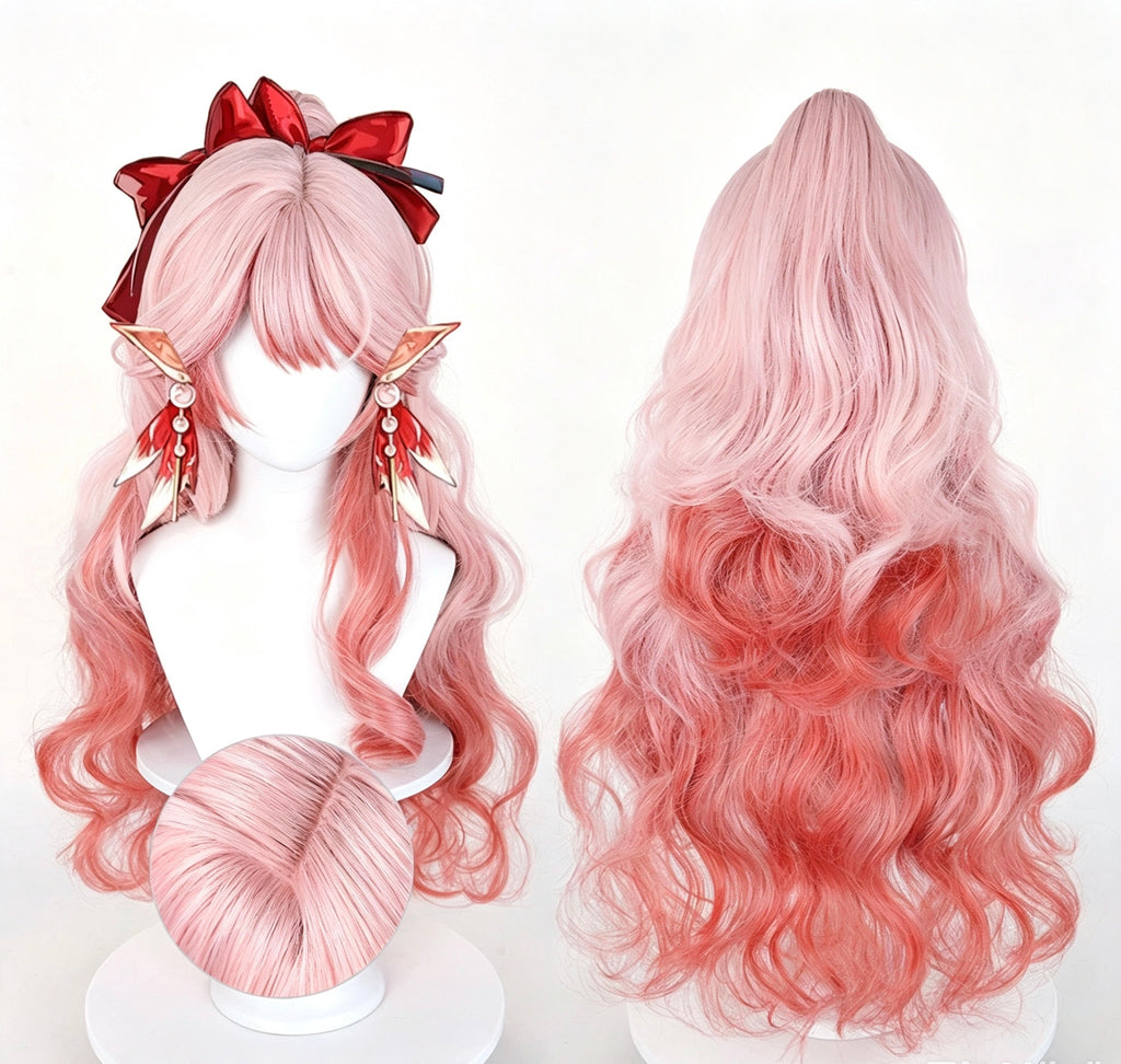 Arknights   Haruka Shino   Long   Pink   Hair Basic   Wig