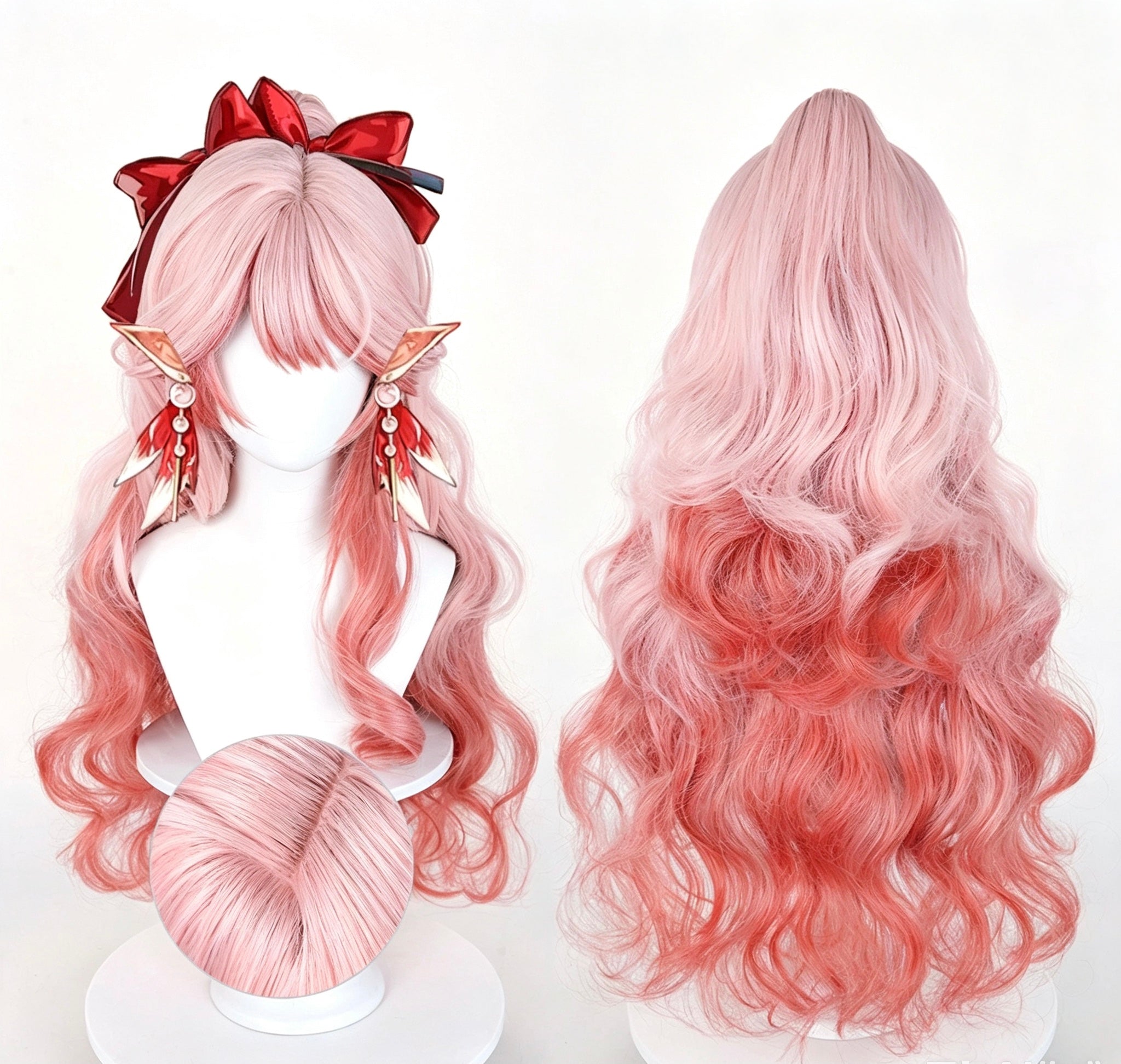 Arknights   Haruka Shino   Long   Pink   Hair Basic   Wig