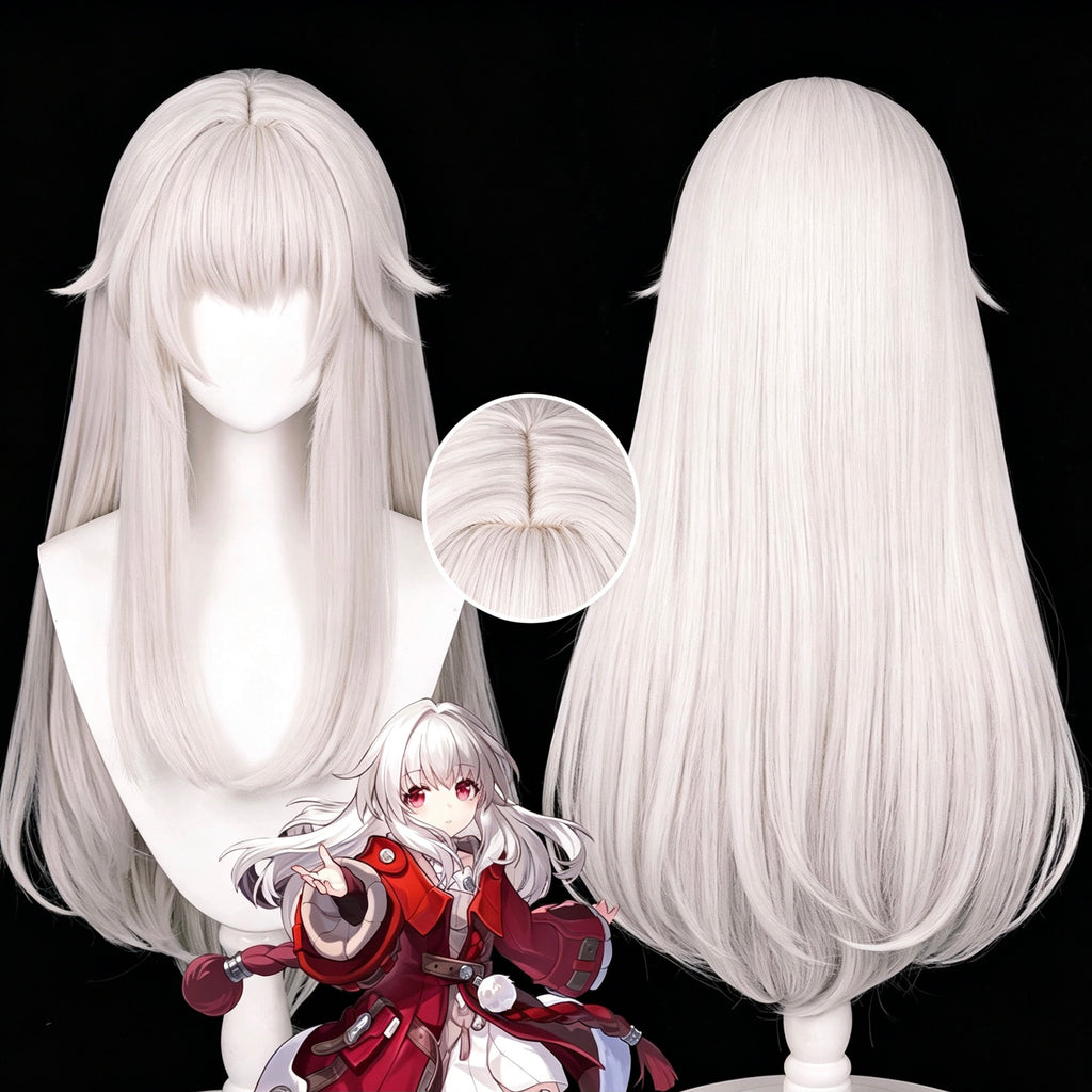 Honkai:   Star   Rail   Clara Star   Rail   Long   Pink   Hair Basic   Wig
