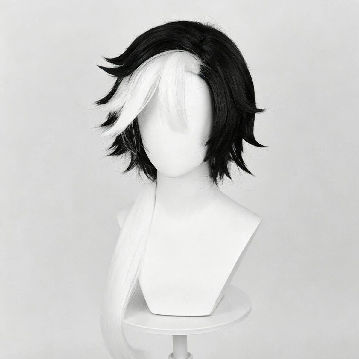 IdentityV Photographer   Joseph Desaulniers(D.M.) Black White/Silver   Hair   Basic Wig