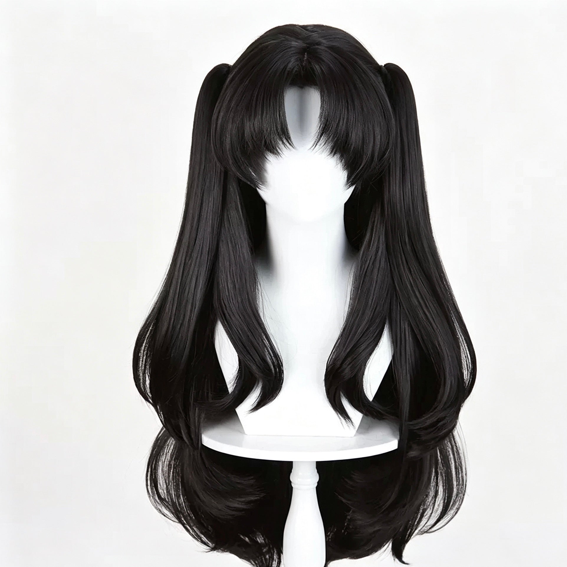 Honkai:   Star   Rail   Rin Tohsaka   Solid   Matte Black   Basic   Wig