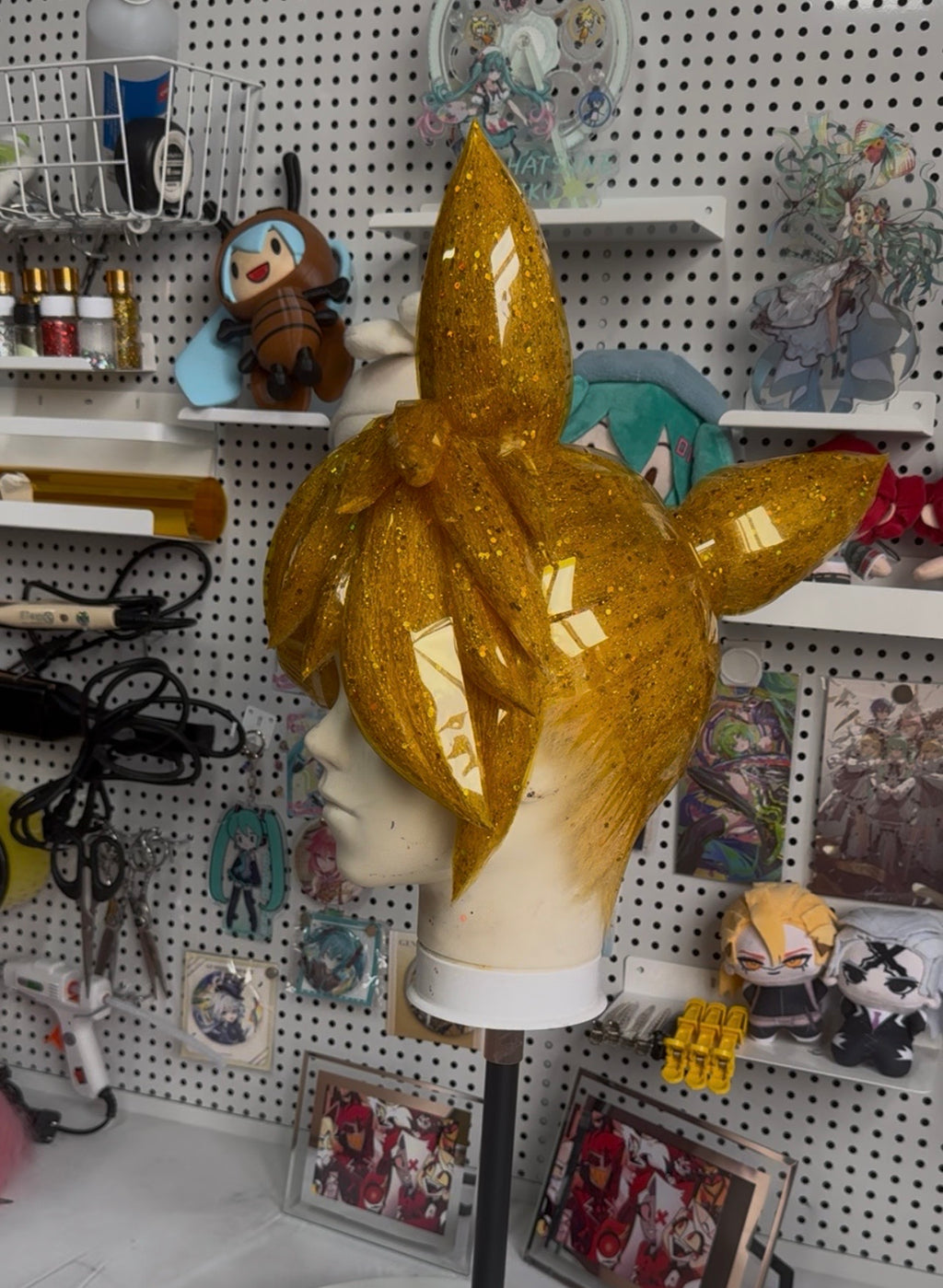 Kagamine Len Premium Custom Wig Styling – High Detail Cosplay Wig