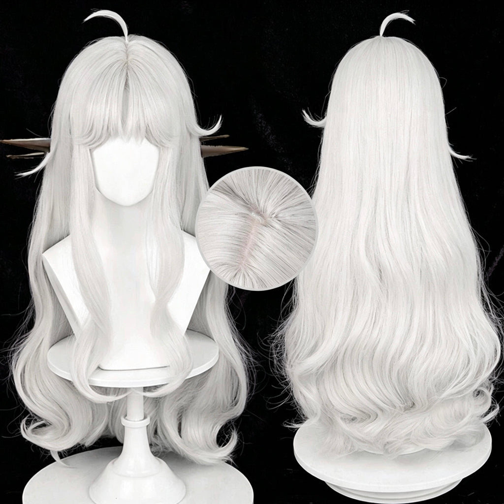 IdentityV   Little   Girl Alice DeRoss(Compasso) Long   Silver   Hair   Basic Wig
