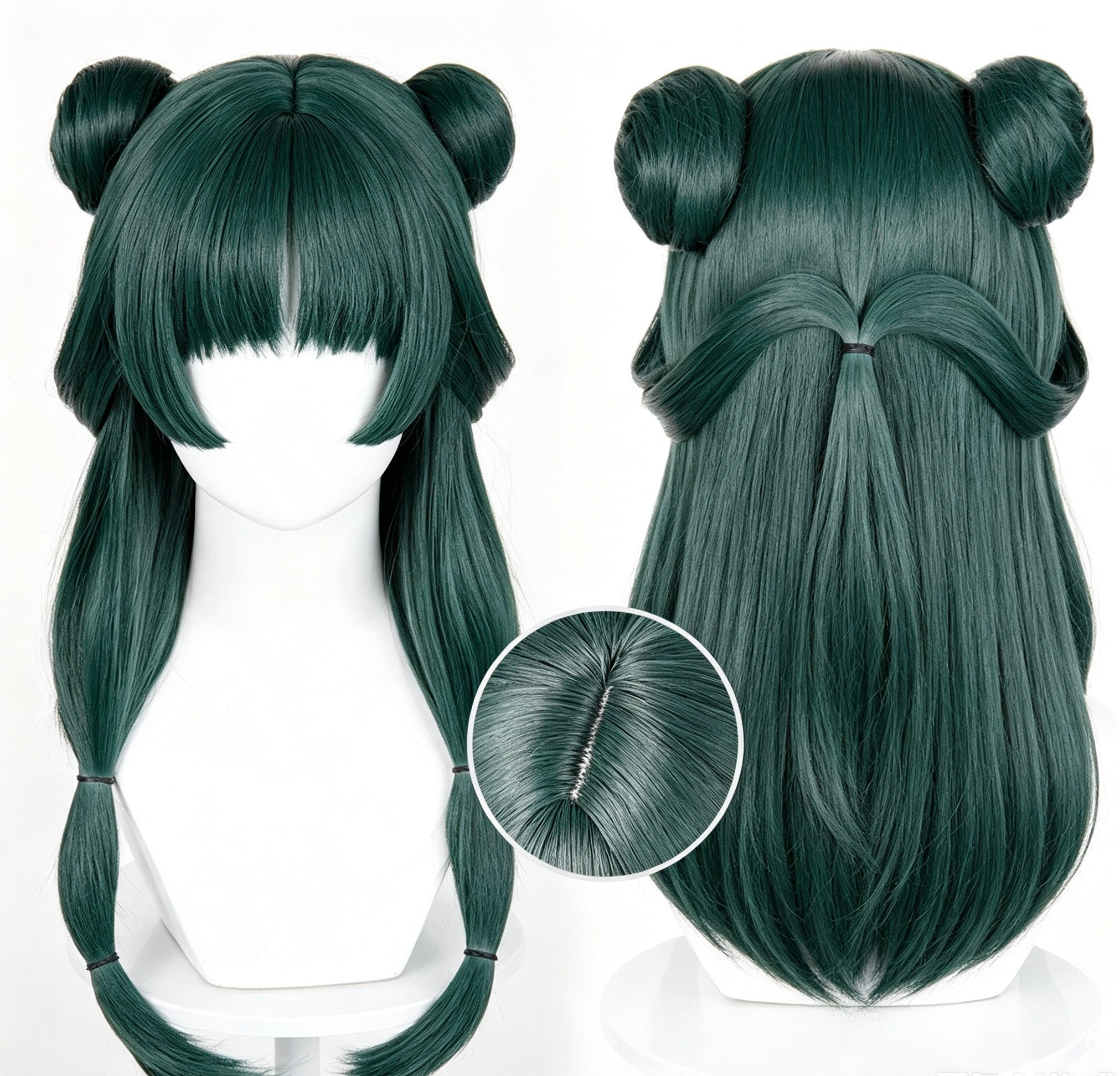 The   Apothecary Diaries   Maomao   Long Green   Hair   Basic   Wig