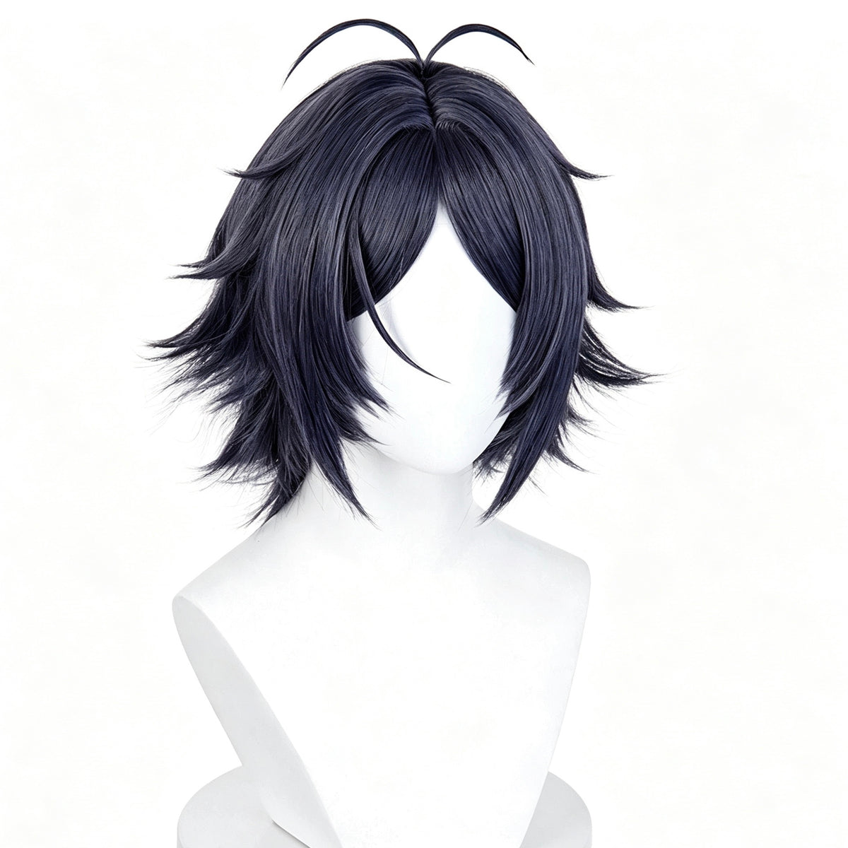 Arknights   Zuo   Le Short   Black   Hair   Basic Wig