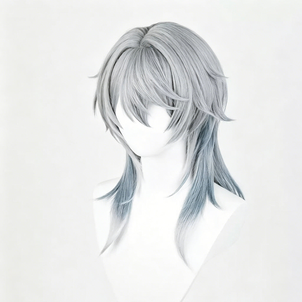 Honkai:   Star   Rail Sunday   Long   Grey   Hair Basic   Wig
