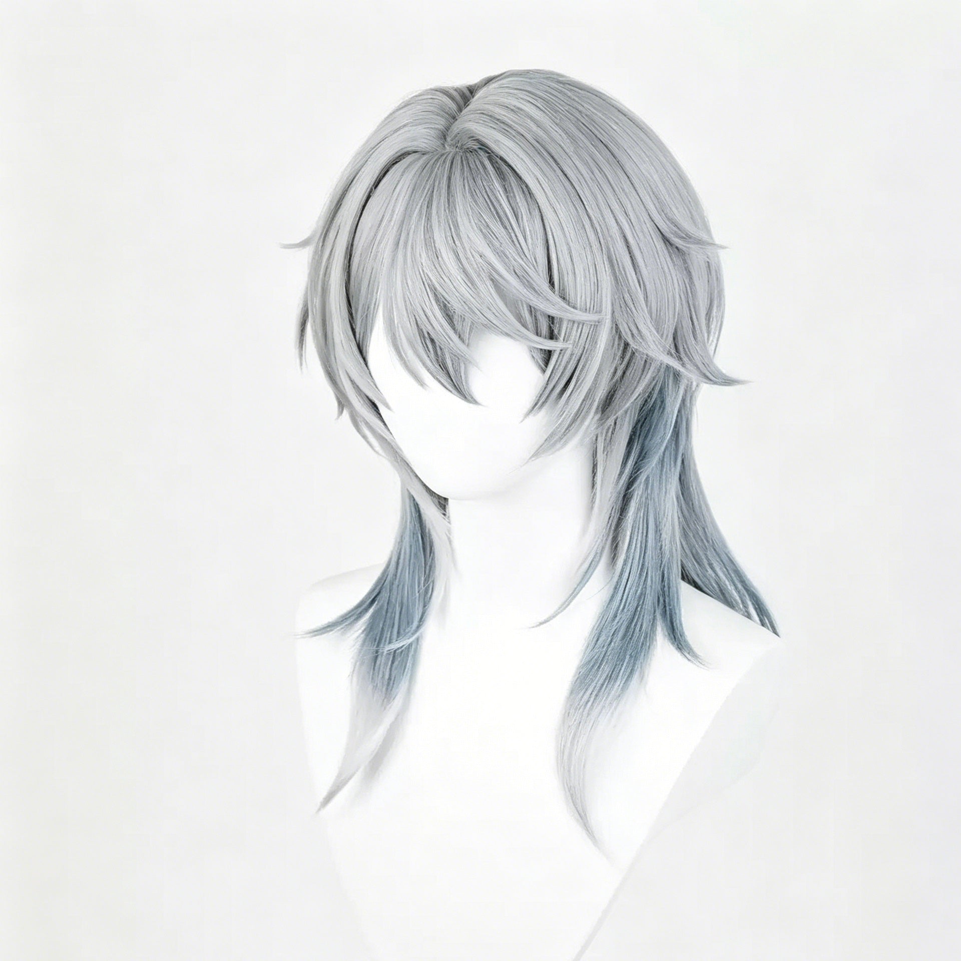 Honkai:   Star   Rail Sunday   Long   Grey   Hair Basic   Wig