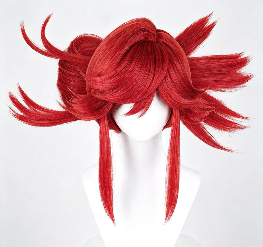 Gachiakuta   Riyo Reaper   Short  Red   Hair   Basic   Wig