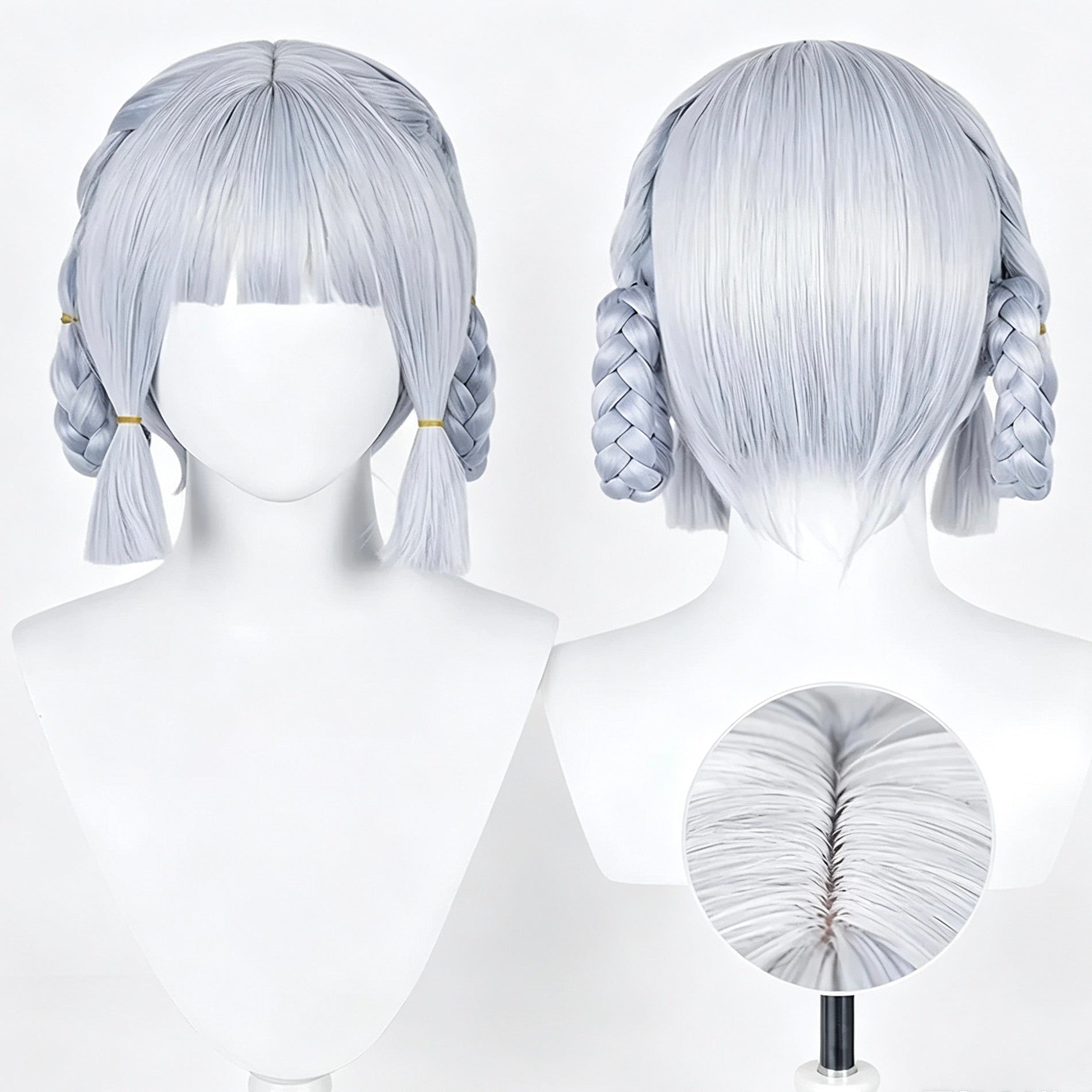 Genshin   Impact Kamisato   Ayaka   Blue Long   Hair   Basic   Wig