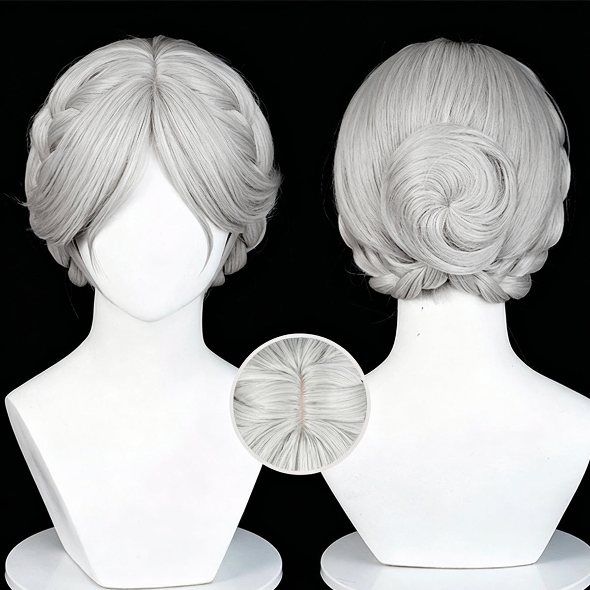 IdentityV   Bloody Queen   Mary(Promised Day)   Short   Grey   Hair Basic   Wig