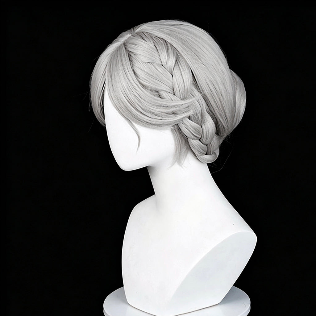 IdentityV   Bloody Queen   Mary(Promised Day)   Short   Grey   Hair Basic   Wig
