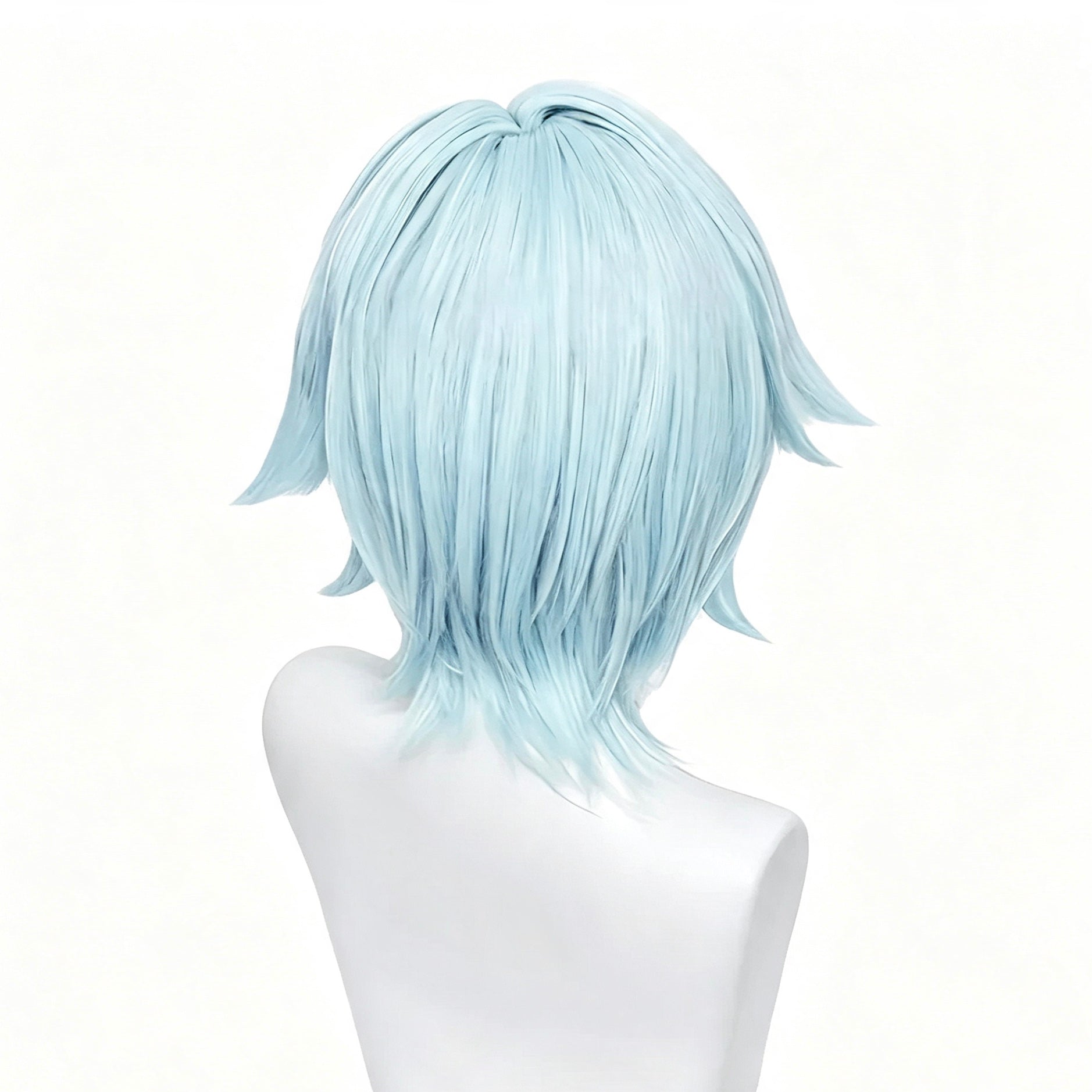 Genshin   Impact   Eula Lawrence   Long   Bule Hair   Basic   Wig