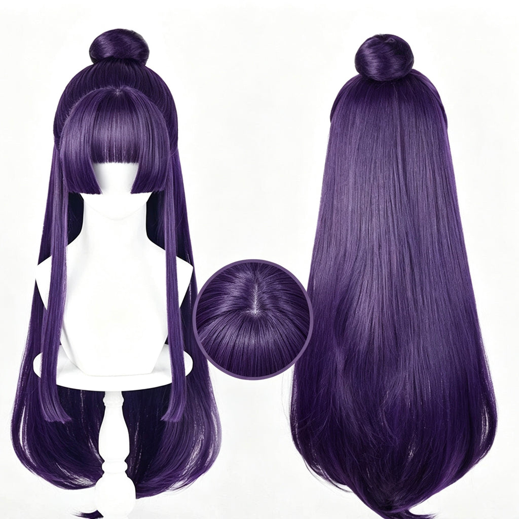 The   Apothecary Diaries   Jinshi   Long Purple   Hair   Basic   Wig