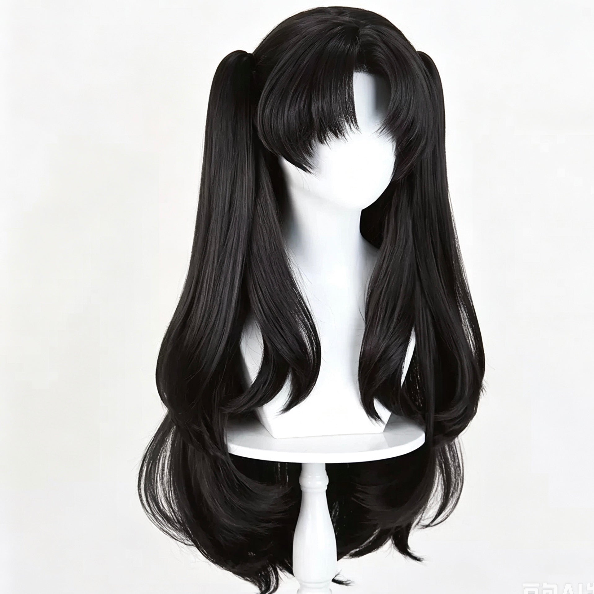 Honkai:   Star   Rail   Rin Tohsaka   Solid   Matte Black   Basic   Wig