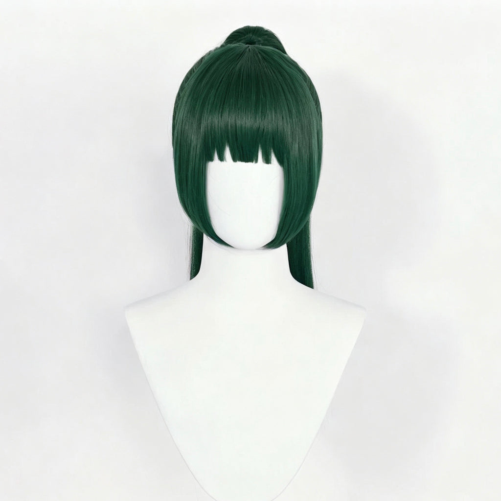 Jujutsu   Kaisen   Zenin Maki   Long   Green   Hair Basic   Wig