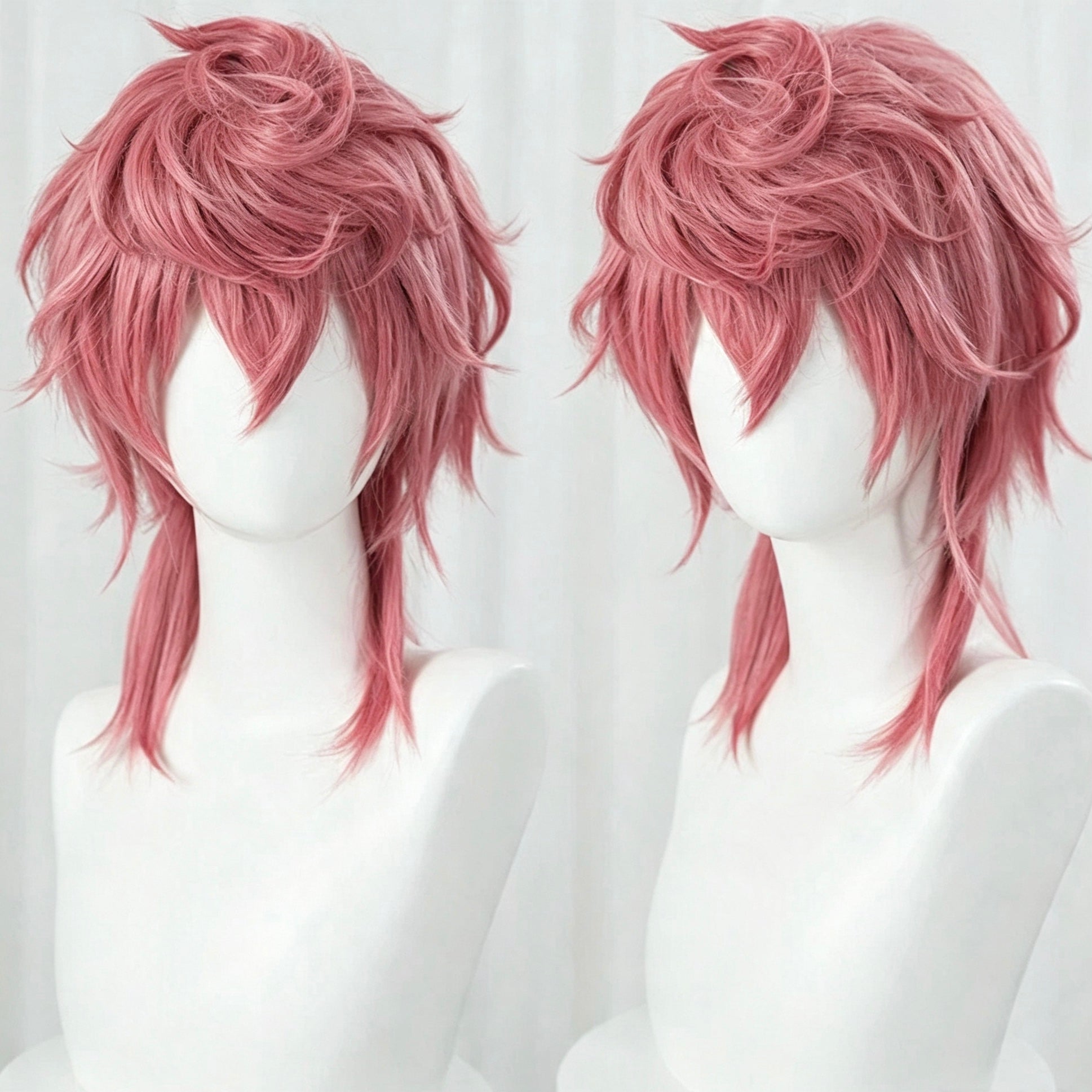 JoJo's   Bizarre Adventure   Trish   Una Short   Pink   Hair   Basic Wig