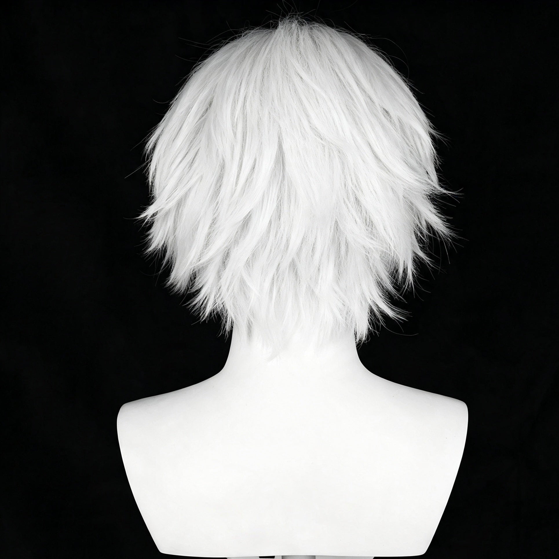 Tokyo   Ghoul   Kaneki Ken   /   Gojo   Short   White Hair   Basic   Wig