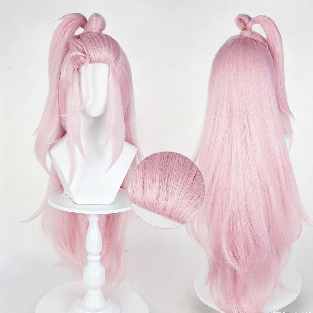 Genshin   Impact   Aino Long   Pink   Hair   Basic Wig