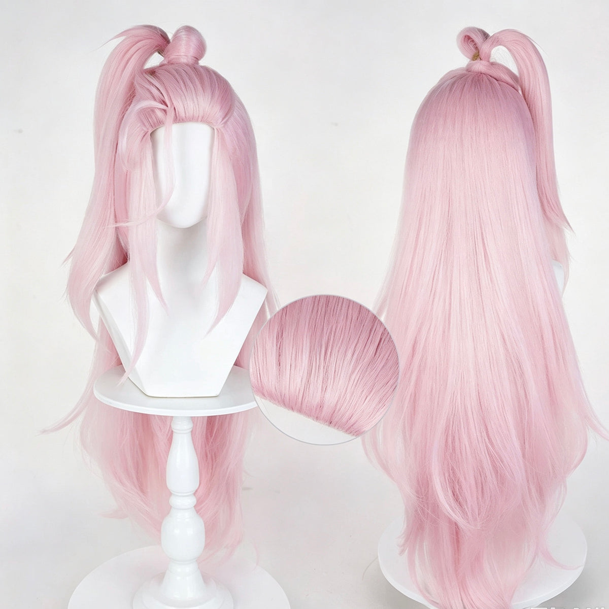 Genshin   Impact   Aino Long   Pink   Hair   Basic Wig