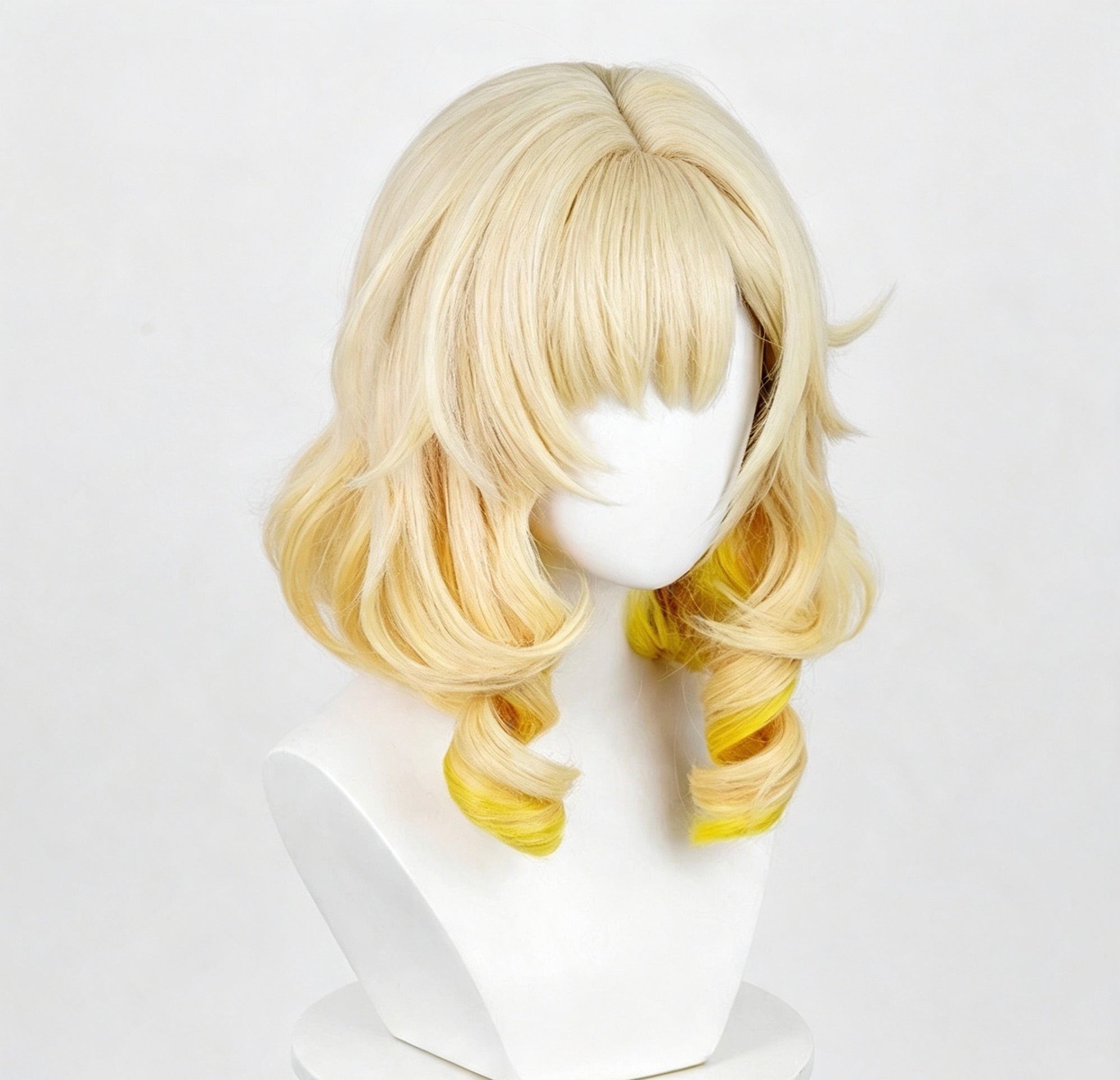 Honkai:   Star   Rail Aglaea   Long   Golden Yellow   Hair   Basic   Wig